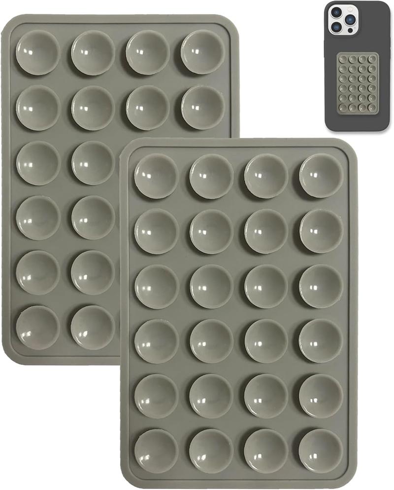 2PCS Hands Free Silicone Suction Phone Case Strong Adhesive Stand for IPhone 15 14 13 12 Pro Max Plus Samsung S24 S23 Back Cover