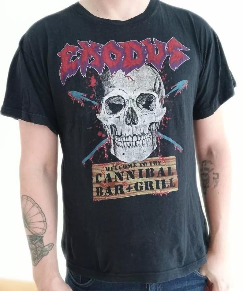 Exodus Thrash Metal Band Tour Shirt 1987 Nuclear Assault Kreator S