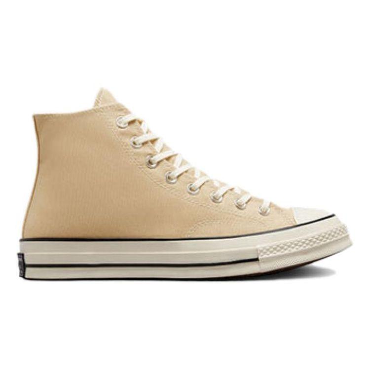 Converse Chuck 70 Vintage Canvas High Oat Milk Unisex Sneakers Brown Egret Black A03446C