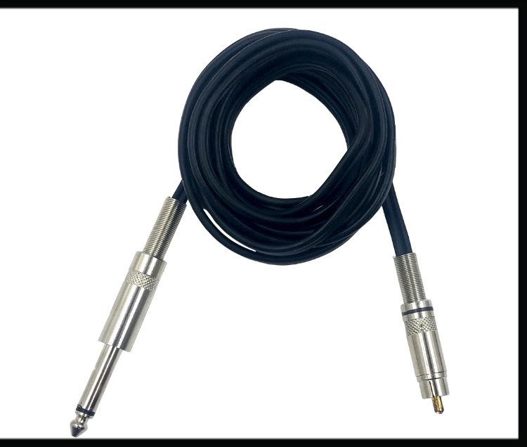 2.4m RCA Soft Silicone Tattoo Machine Direct Plug Hook Line Auxiliary Tool.