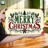 Vintage Metal Tin Sign Christmas Wall Decor Rustic Pub Bar Kitchen 8x12 Inch