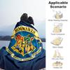1pc Hogwarts Harry Potter Crest Outdoor Flannel Throw Blanket All Season Soft Warmth,Home Decor 1031229