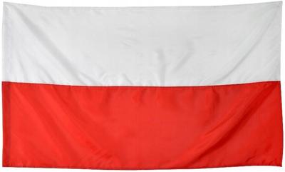 National Flag of Poland On a Stick Independence Day November 11th 110X68Cm
