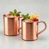 Copper Moscow Mule Cup With Handle Cocktail Coffee Beer Electroplated Mug For Home Bar Drinking Drinkware