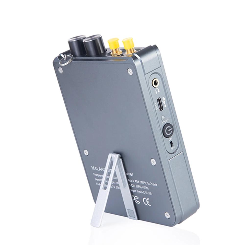 New Firmware 2.30 2nd Generation Malahit-DSP2 SDR Malachite Receiver Radio 10kHz-380MHz 404MHz-2GHz AM FM Radio 3.5” Touch LCD