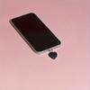 1pc Silicone Anti-Dust Plug Charm with Love Heart Design for IPhone, Type-C, and Android Micro Ports