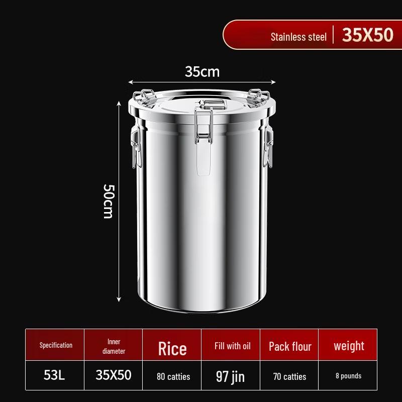 Stainless Steel Airtight Storage Bin