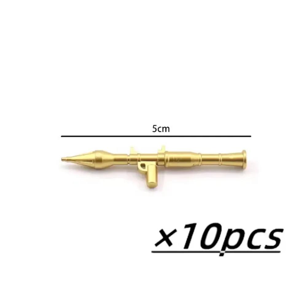 WW2 Military Weapon MOC Mini Building Blocks Figures Soldier US Soviet Rifle Gun Rocket Launcher MG42 RPG Bullet Bricks Toys