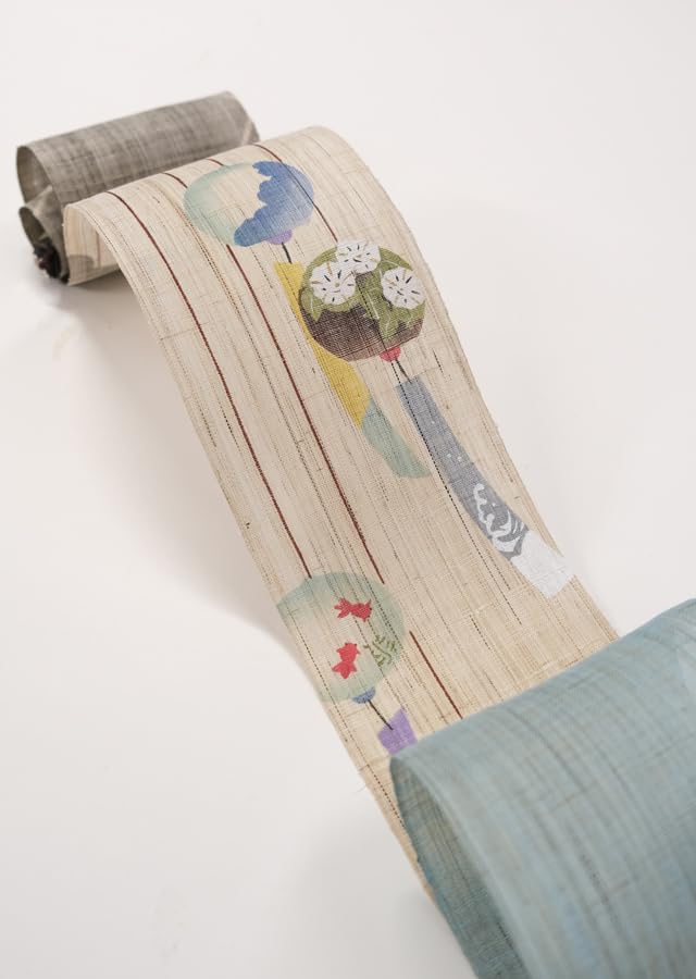 Kyoto Rakushian Noren Narrow Tapestry Linen Tapestry Narrow Tapestry Hanging Scroll Interior Japanese Modern Japanese Style Ts-434 "Wind Chimes"