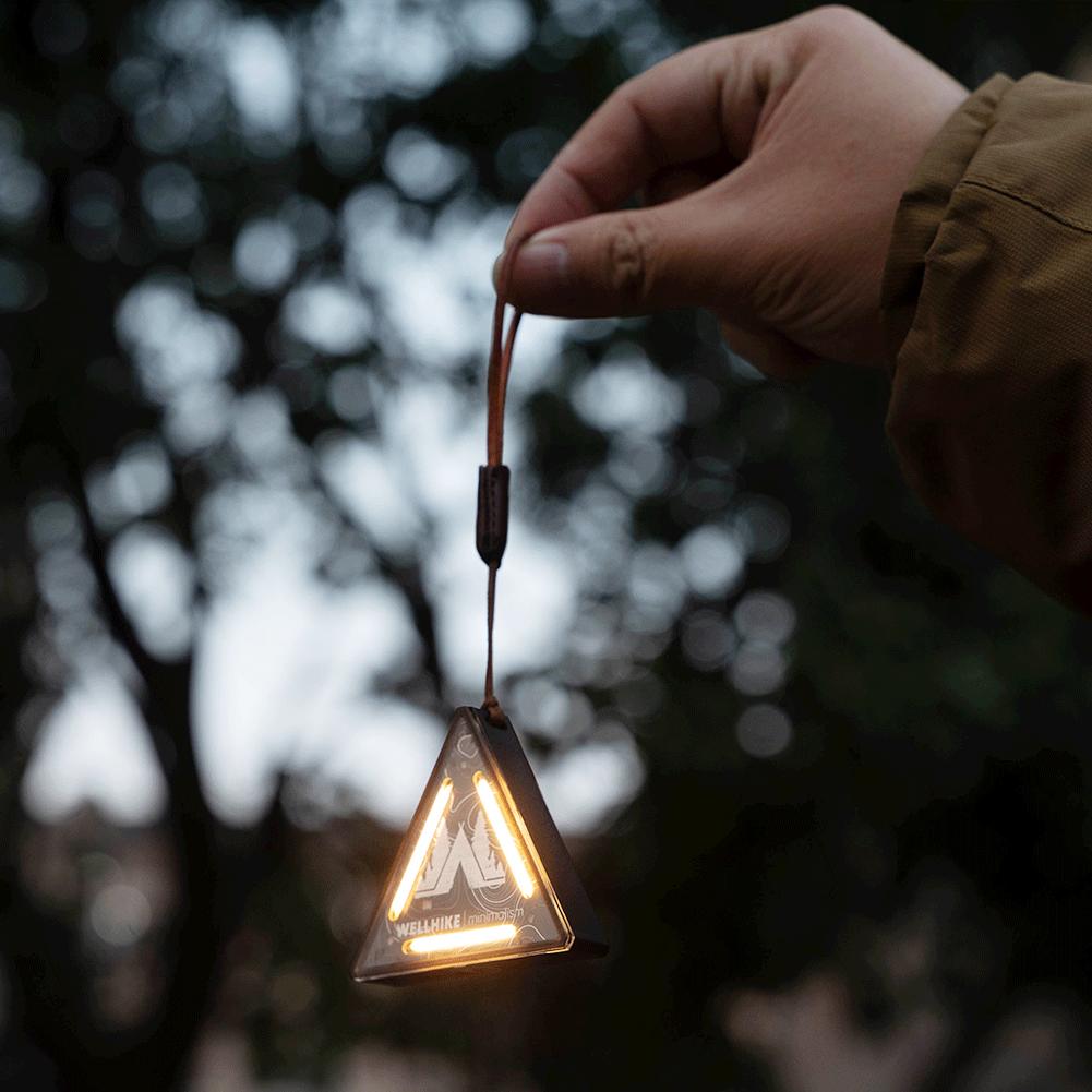 LED High Visibility Warning Light with 4 Lighting Modes Camping Backpack Light Adjustable Brightness Waterproof for Night Safety