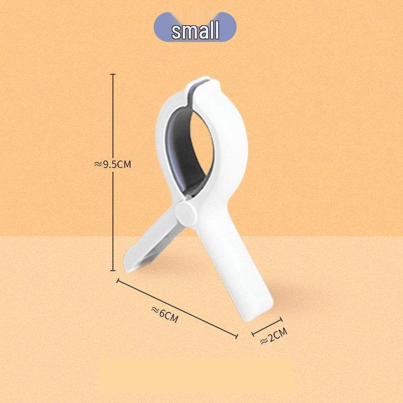 

Windproof Plastic Quilt and Bed Sheet Clips - No-Trace Clothes Pegs for Home Use Small, 1 piece, 5cm opening синий