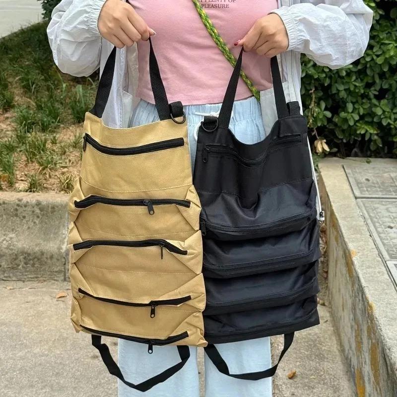 Car Seat Storage Organizer Waterproof Canvas Tool Bag Roll Up Design for Electricians Mechanic Multifunction Vehicle Accessories