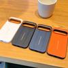 Luxury Cross Texture Leather Design Case For Google Pixel 10 9 10A 9A Pro XL Slim Orange Camera Ring Shockproof Case Cover