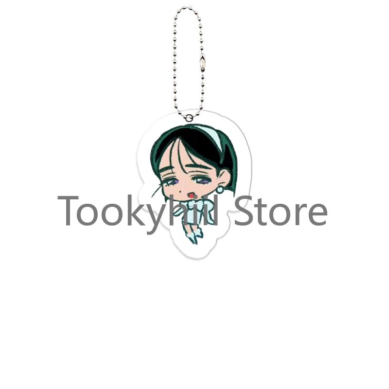 Alien Stage Acrylic Keychain Anime Sua Mizi Luka Till Ivan Anime Cartoon Hyuna Key Ring Exquisite Backpack Pendant Festival Gift