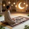 Polyester 8cm Thick Prayer Carpet Soft Comfortable Texture And Slip Resistant Base For Home Use 70x110cm Prayer Rug