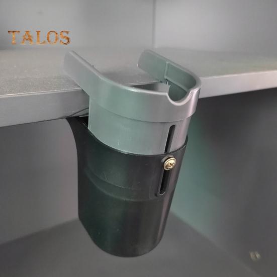 Trash Can 0.5L Mini Hanging Desktop Garbage Can with Broom Brush Compact Design Easy To Install Tiny Trash Bin Countertop Wastebasket