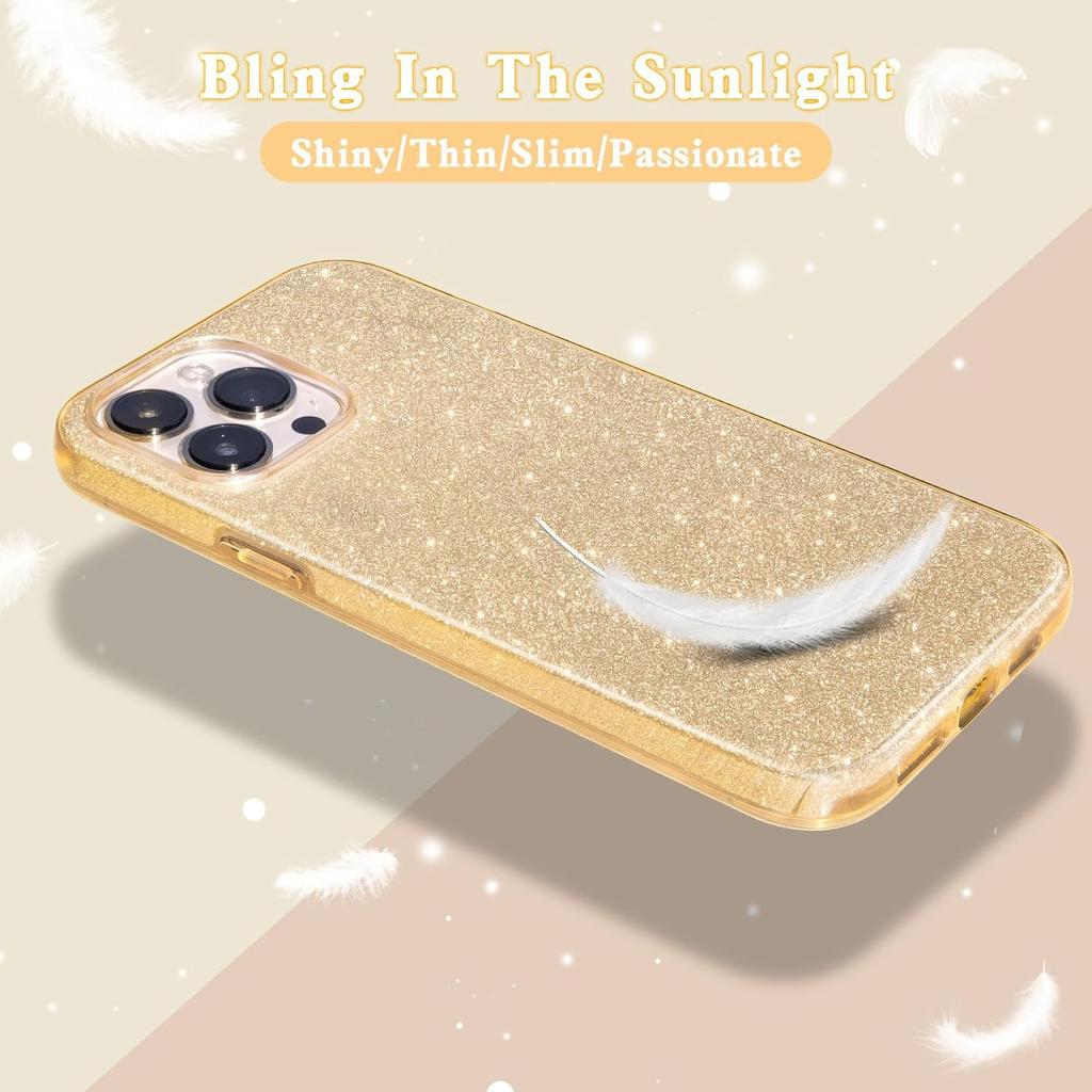 Bling Glitter Case for Iphone 15 Pro Max 14 Plus 13 Mini 12 11 X Xs Xr Se 2022 2020 8 7 6S Girls Women 15Pro 14Pro 13Pro 12Pro Phone Cover Accessories