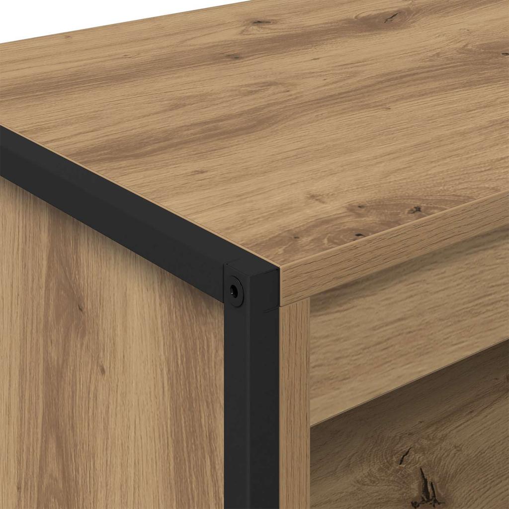 Tall Cabinets Rustic Oak Design 60 x 36 x 200 cm