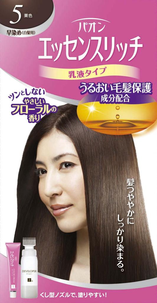 PAON Essence Rich Emulsion Type 5 Chestnut Brown 50g+50mL