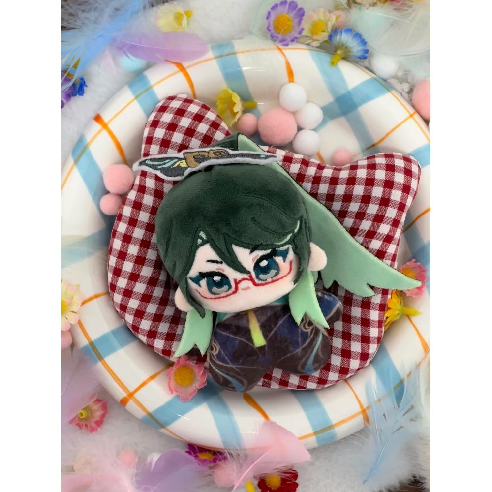 Genshin Impact Xiangling Shenhe Xianyun Keqing Hu Tao Ganyu Yelan Baizhu Anime Idol Plushies Pillows Starfish Body Pendant 10cm