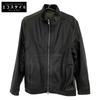 MEN'SBIGI Black Sheepskin Stand Color Single Rider's Jacket Jacket 4 blackUsed