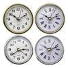 Round 65mm Round Clock Insert with White Face and Gold/Silver Trim for Home and Office Use