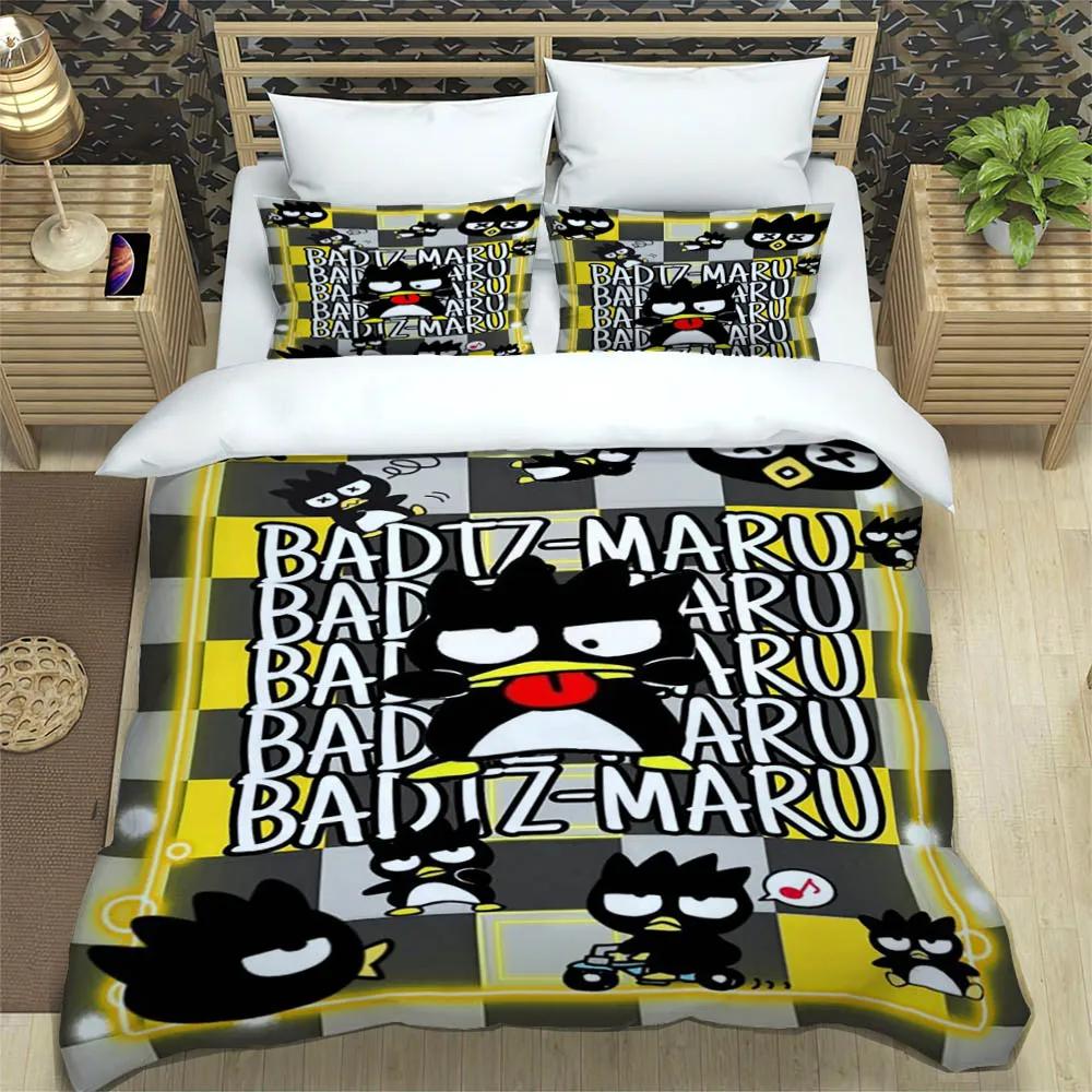 Cartoon BadBadtz-maru Bedding Sets pillowcase Children duvet cover comforter set bedding set luxury Birthday Gift