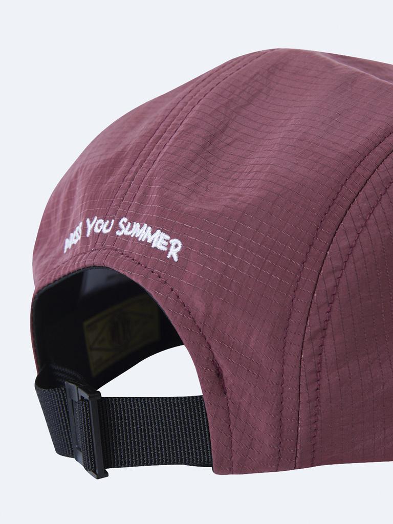 Akau Oversized Classic Camp Cap Ripstop (Pale Red)