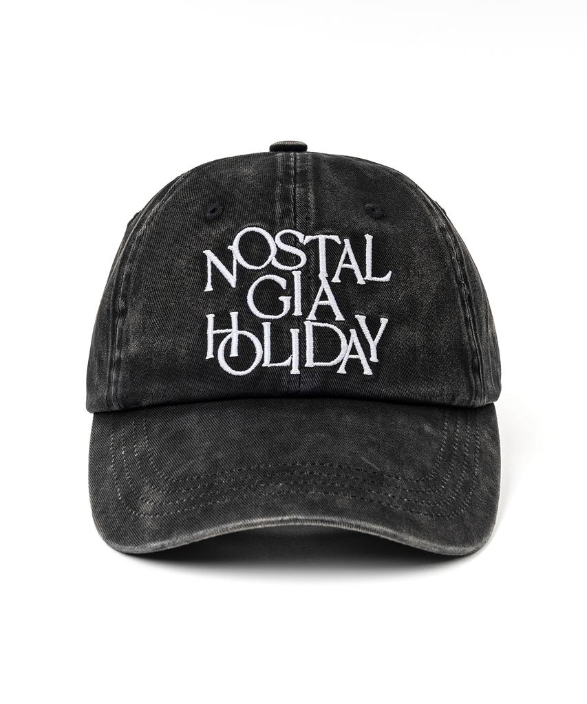 EXPRESSHOLIDAY Nostalgia Washed Ball Cap_Black