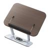 Book Stand Foldable   Book Holder with 360 Degrees  Rotating Base Elastic Clips for Recipe Tablet Laptop