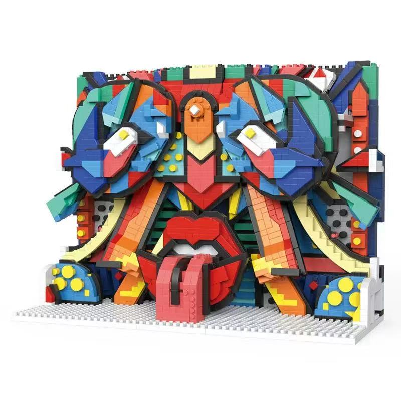 Famous Painting Po Building Block Art