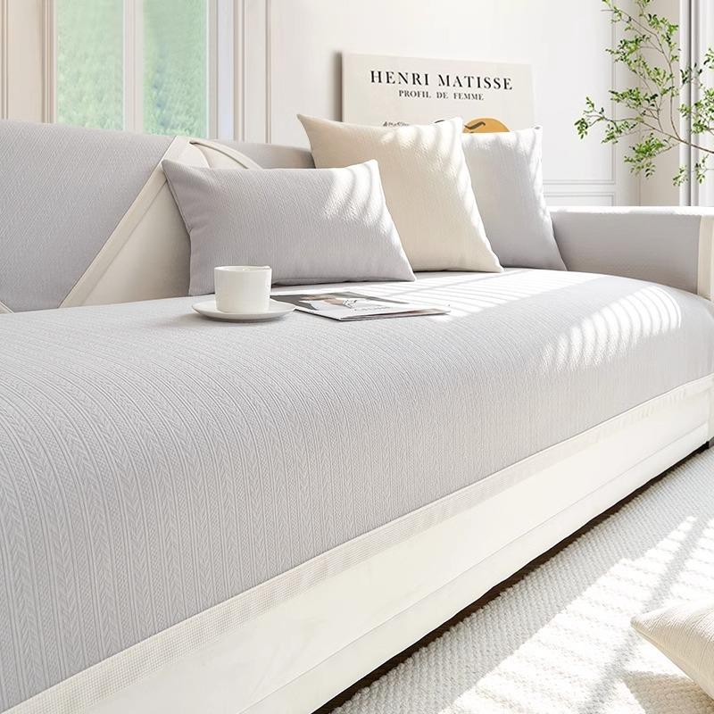 Sofa Cushion Non-Slip, Universal In All Seasons, Small Fresh Cream Wind, Simple Modern Sofa Seat Cushion Cover, Sofa Cover Towel