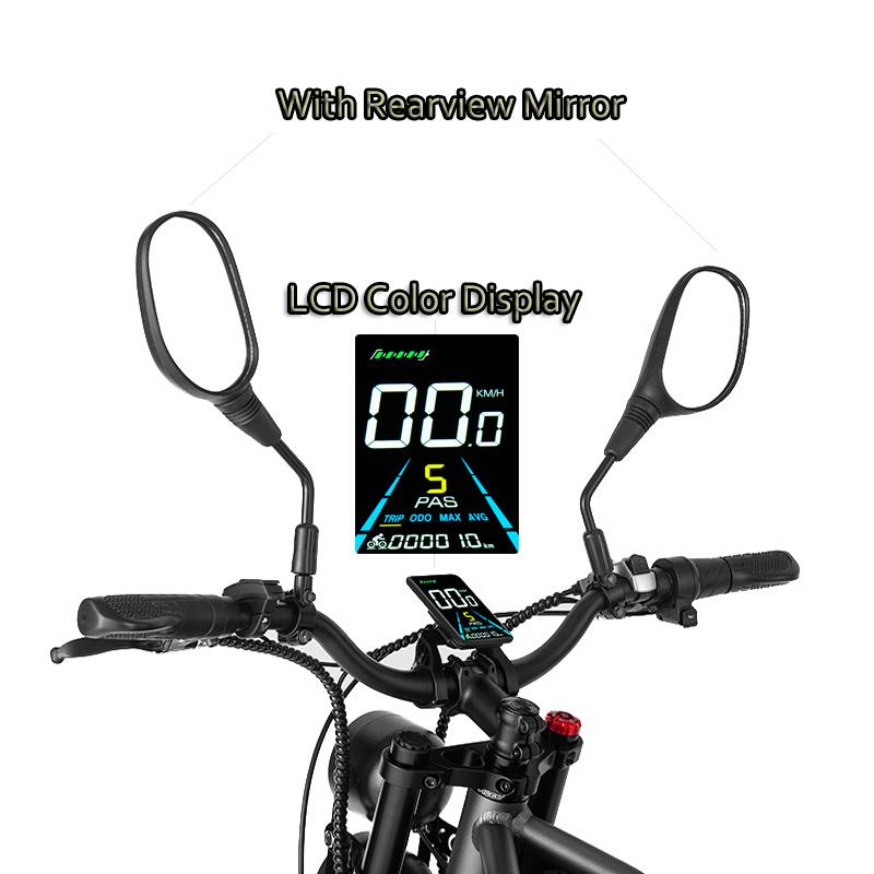 Elektrokolo RANDRIDE DM711 20palcové kolo s tlustými pneumatikami EU skladové kolo s duálním motorem 500W*2 20Ah elektrokolo se dvěma kotoučovými brzdami