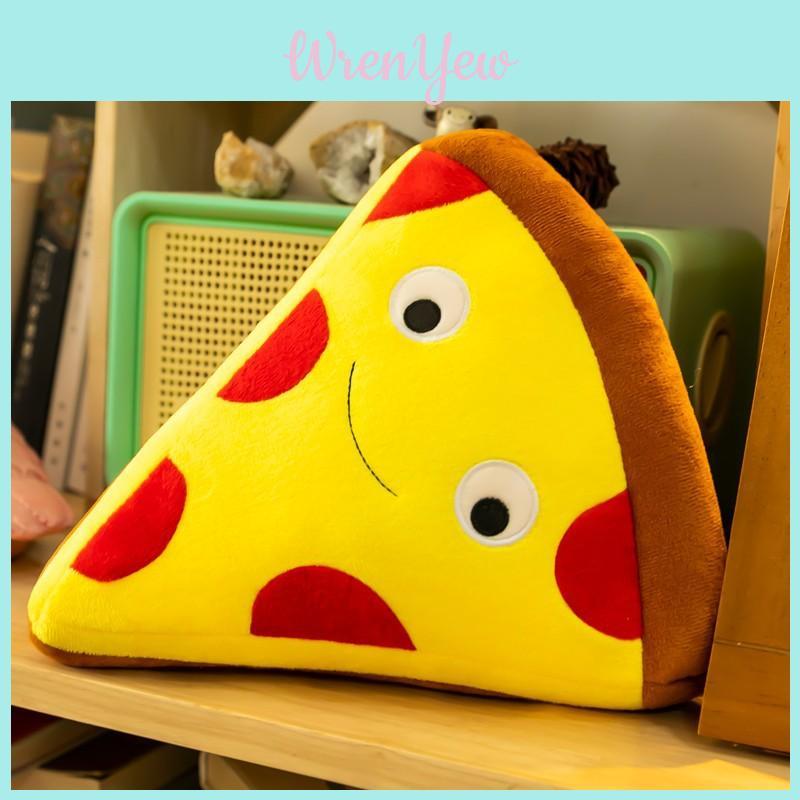 Pluche Pizza Burger En Friet Kussen Met Zacht Kort Pluche Voor Lounge Decoratie En Kindercadeau