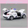 Police X6 Alloy Car Model Toy With Light Sound For Kids Playroom Decor