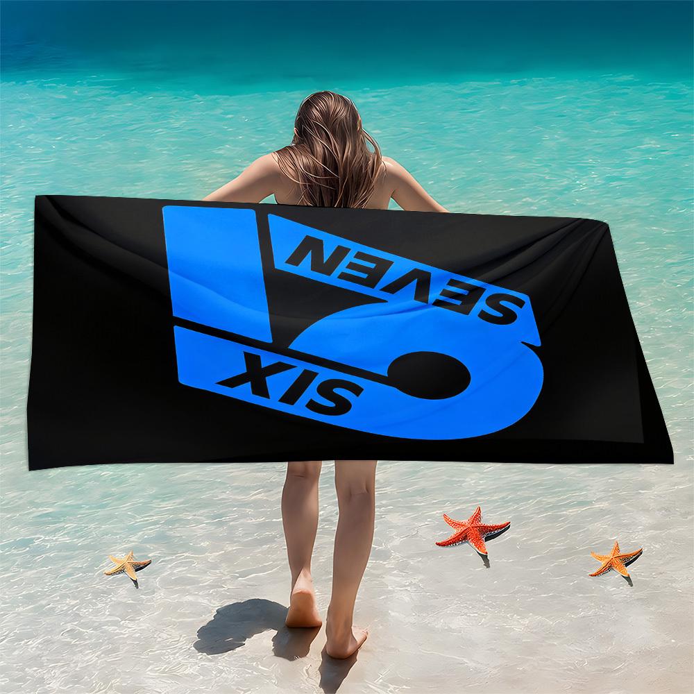 Number 67 Beach Towel Soft Microfiber Quick Dry Lightweight for Swimming Pool Beach Party Travel Camping Gift