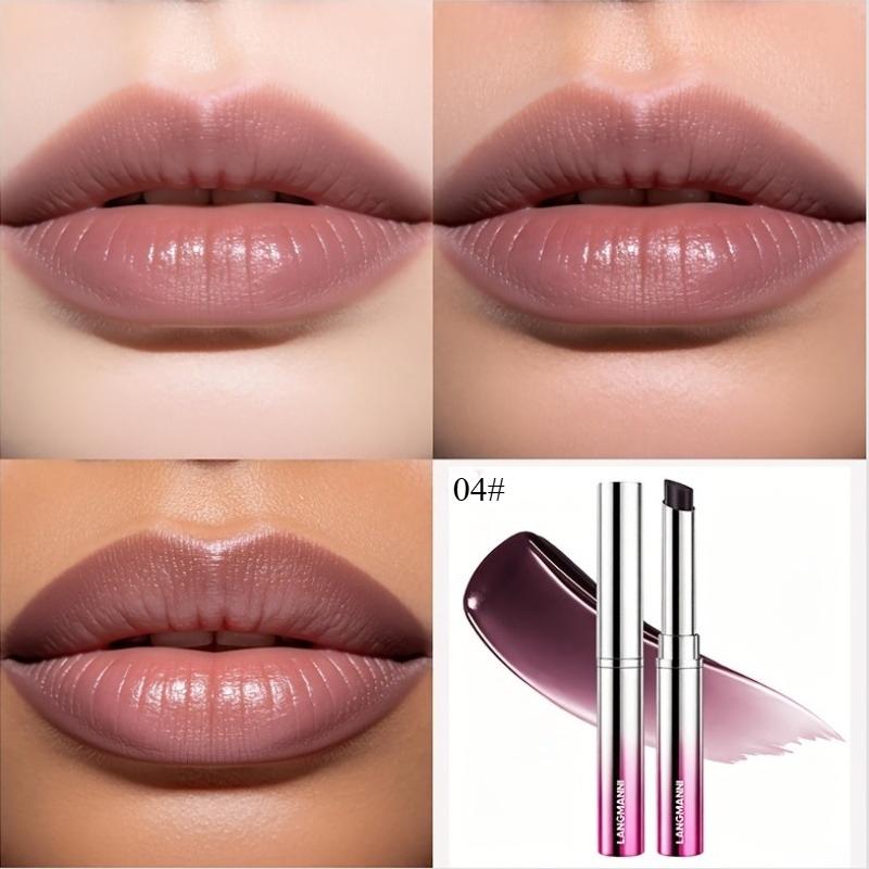 Moisturizing Lipstick Lip Gloss 6 Colors Nourishing Natural Shine Lip Makeup, Daily Party And Wedding
