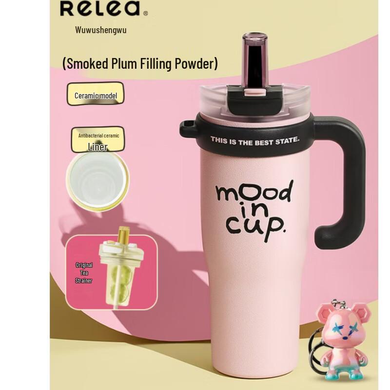 RELEA 1300ml Ceramic Lined Insulated Mug