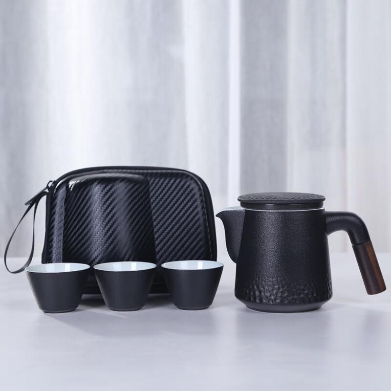 

Nordic Ceramic Travel Tea Set with Quick Cup