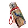 Golden Peacock National Style Stainless Steel Vacuum Insulated Water Cup - Large Capacity Double Layer Design