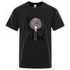 Summer Men's High Quality Cotton Funny Astronaut Design Print Casual Loose Cool Men O-neck Men Comfortable Soft Cotton T-shirt