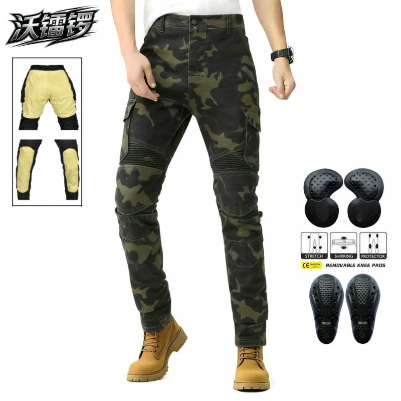 Kevlar Motorcycle Riding Jeans Tactical Vintage