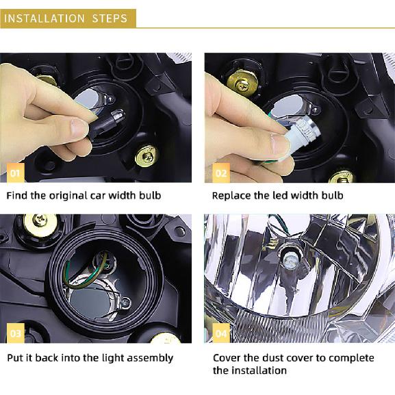 10PCS T10 W5W LED Bulbs 4014 26SMD Canbus 168 194 Signal Lamp White For Car Interior Parking Position Light Map Dome Light Bulbs 7