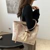 Stylish Casual Large Capacity Tote Bag For Summer 2024 Fashionable Commuter Shoulder Handbag