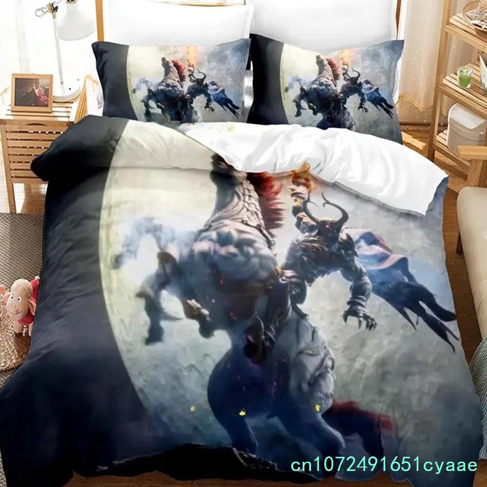 New Game Crisis Core Final Fantasy VII Bedding Set Cartoon Anime three-piece Set Adult Boys Bedroom Duvetcover Sets Couette