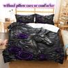 Mythical Characters Pattern Bedding Quilt Set Quilt Cover Pillowcase Home Decoration Birthday Gift (1 * duvet cover + 2 * pillowcase, without core)
