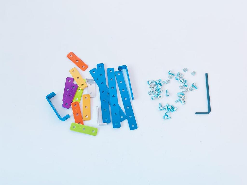 Zaoh Block Clock, Metal, Mechanical, Educational, Tactile, Spatial Recognition, 3D Recognition, Creativity, Independent Study, Craft Kit, for Upper