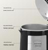 German Electric Kettle: Large Capacity, Durable Thermos, Automatic Power-Off, Constant Temperature Function