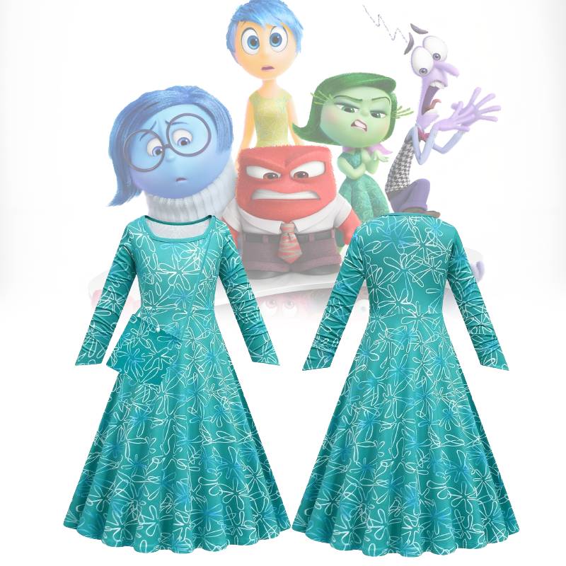 Inside Out Halloween Stage Costume Performance Costume Fashion Style Simple