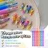 3D 0.7MM Quick Dry Essentials Nail Art Pens Set Spring Summer for Nail Art Design Acrylic Paint Makers Drawing Point Liner Pen Dotting Tools